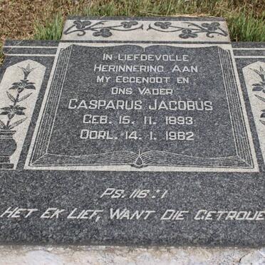 WINNAAR Casparus Jacobus, de 1893-1962