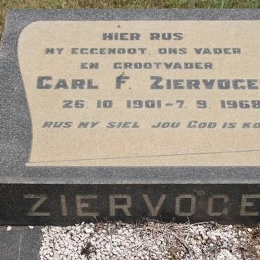 ZIERVOGEL Carl F. 1901-1968