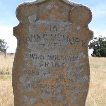 GRANT Ewan William 1876-1921
