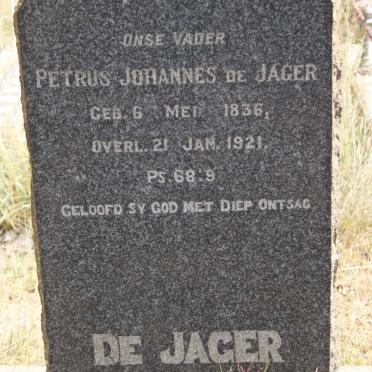 JAGER Petrus Johannes, de 1836-1921