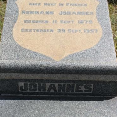 JOHANNES Hermann 1879-1957