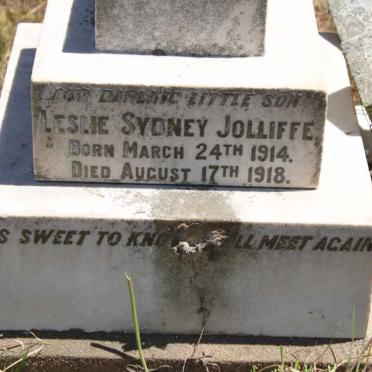 JOLLIFFE Leslie Sydney 1914-1918