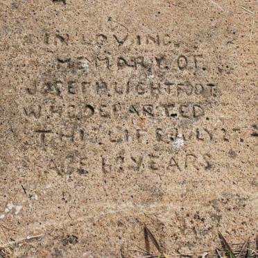 LIGHTFOOT Joseph