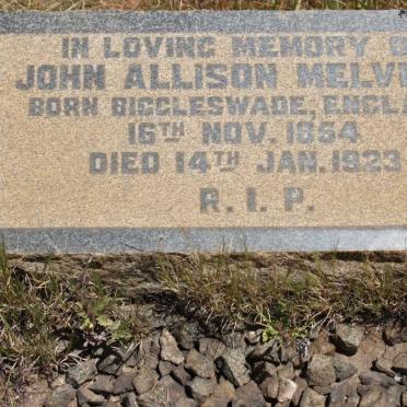 MELVILLE John Allison 1854-1923