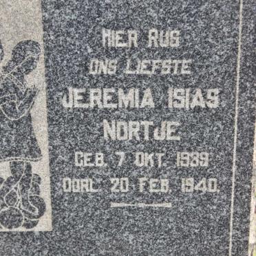 NORTJIE Jeremia Isias 1939-1940