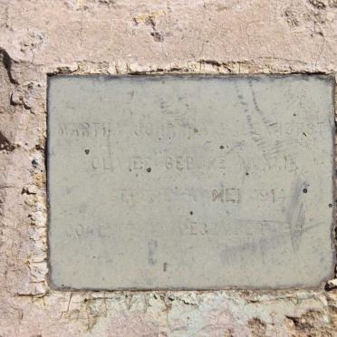 OLIVIER Martha Johanna Badenhorst nee MUNNIK 1914-19??