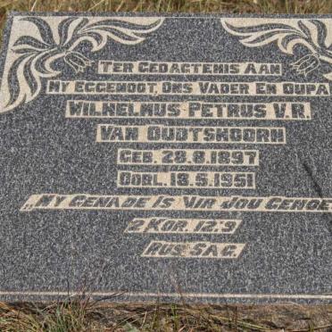 OUDTSHOORN Wilhelmus Petrus, v.R.van 1897-1951