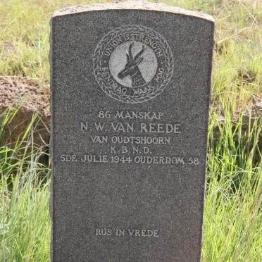 OUDTSHOORN N.W., van Reede van -1944