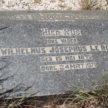 ROUX Wilhelmus Josephus, le 1875-1971