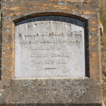 SYDIE William Denholm 1871-1918