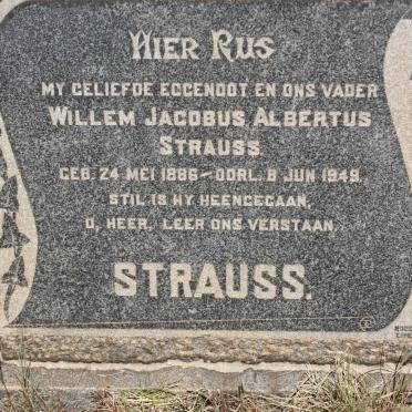 STRAUSS Willem Jacobus Albertus 1886-1949