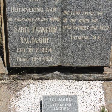 TALJAARD Sarel Francois 1894-1951