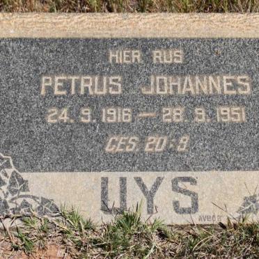 UYS Petrus Johannes 1916-1951