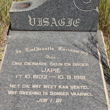 VISAGIE Japie 1932-1951