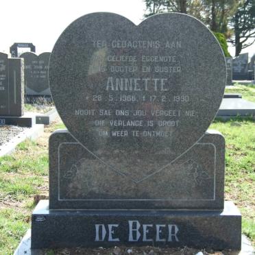 BEER Annette, de 1966-1990