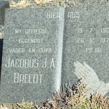 BREEDT Jacobus J.A. 1909-1977
