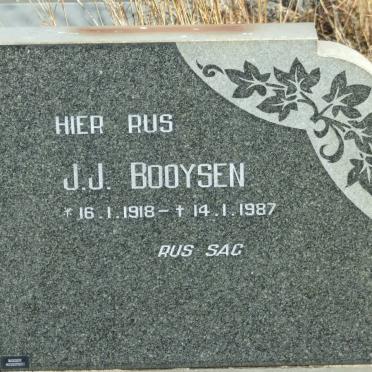 BOOYSEN J.J. 1918-1987
