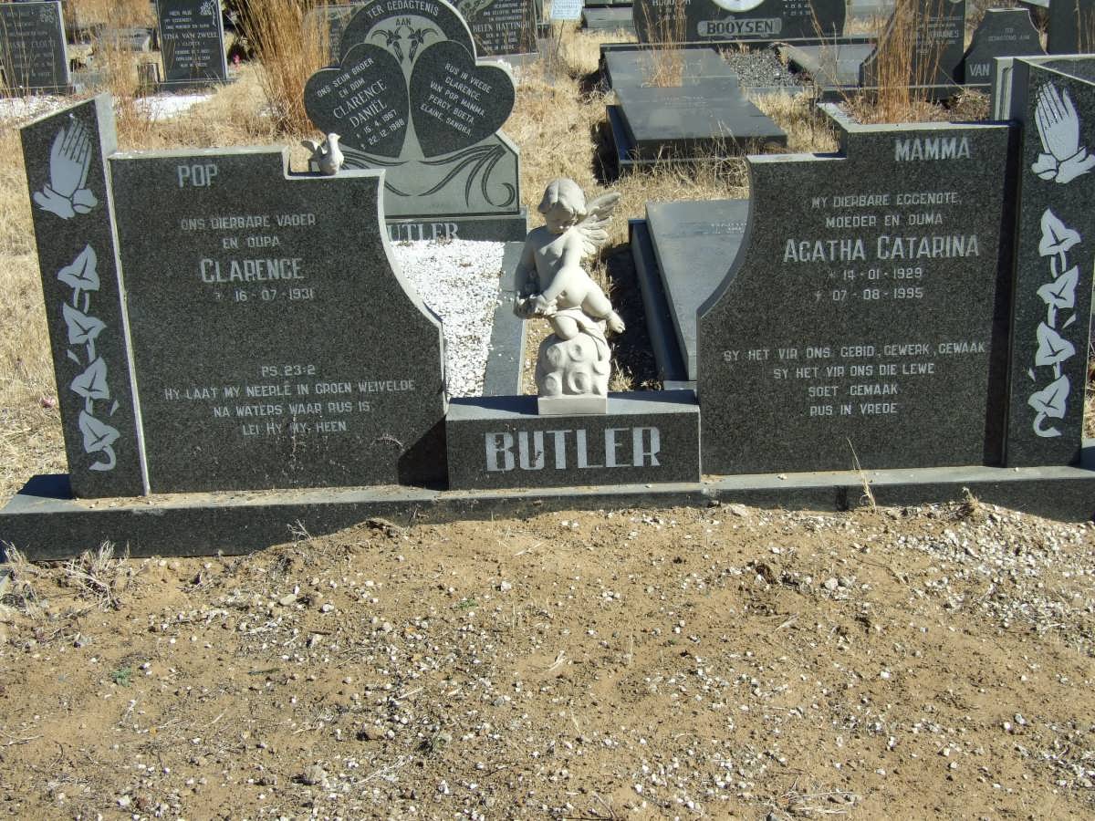 BUTLER Clarence 1931- & Agatha Catarina 1929-1995