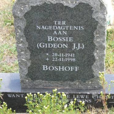 BOSHOFF Gideon J.J. 1941-1998