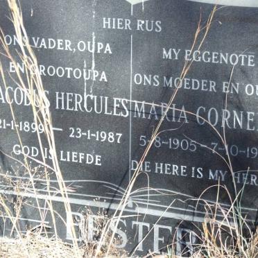 BESTER Jacob Hercules 1899-1987 &amp; Maria Cornelia 1905-1979