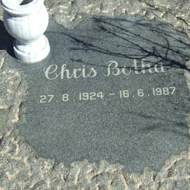 BOTHA Chris 1924-1987