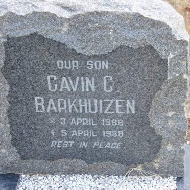 BARKHUIZEN Gavin C. 1988-1988