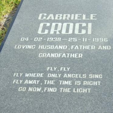 CROCI Gabriele 1938-1996