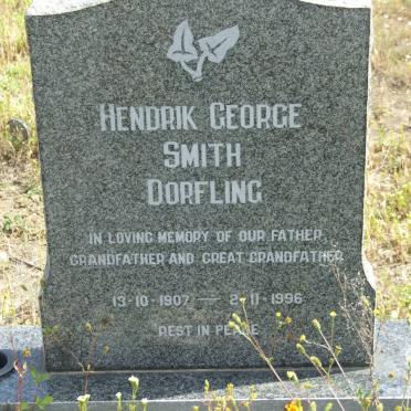 DORFLING Hendrik George Smith 1907-1996