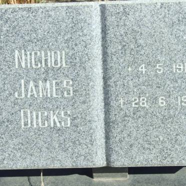 DICKS Nichol James 1918-1987