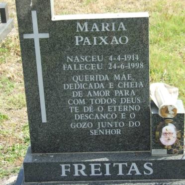 FREITAS Maria Paixao 1914-1998