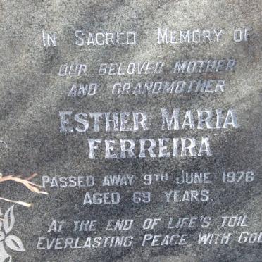 FERREIRA Esther Maria -1976