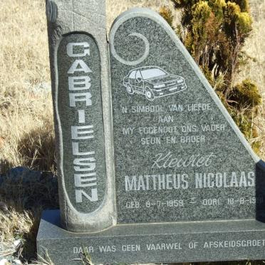 GABRIELSEN Mattheus Nicolaas 1959-1991
