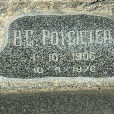 POTGIETER B.C. 1906-1976 