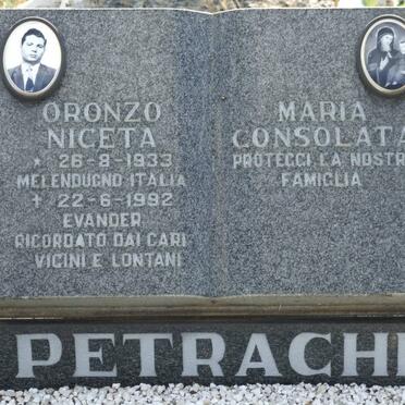PETRACHI Oronzo Niceta 1933-1992