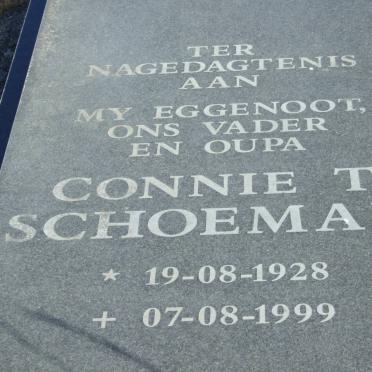 SCHOEMAN Connie T. 1928-1999