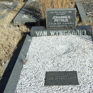 WYNGAARDT Johannes Petrus, van 1922-1974 &amp; Catharina Anna Johanna 1921-