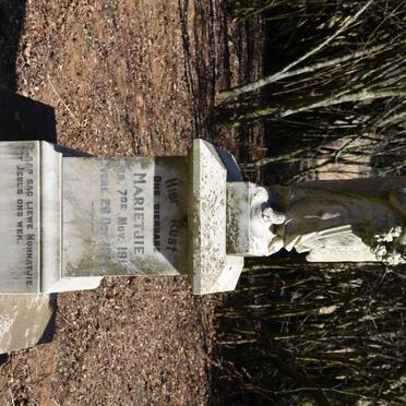 ? Marietjie 1917-1922