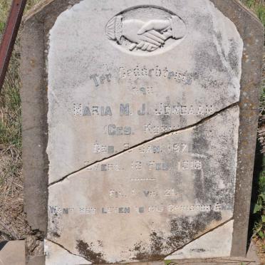 JORDAAN Maria M.J. nee KUHN 1871-1919