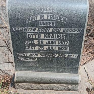 KRAUSS Otto 1907-1935