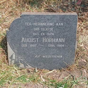 HORMANN August 1887-1964