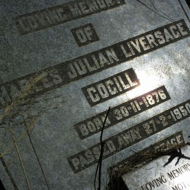 COGILL Charles Julian Liversage 1876-1950 :: COGILL Martha Lawerence 1889-1977