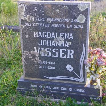 VISSER Magdalena Johanna 1914-2001