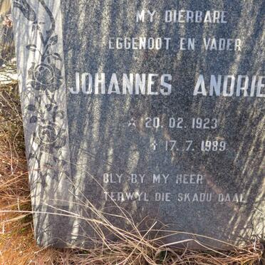 ? Johannes Andries 1923-1989