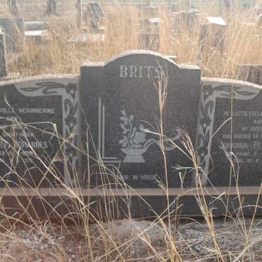 BRITS Roedolf Johannes 1888-1976 &amp; Johanna Petronella VISAGIE 1891-1966