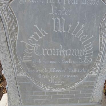 CROUKAMP Frederik Wilhelmus 1880-1938