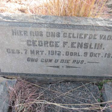 ENSLIN George F. 1912-1954