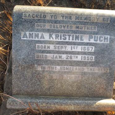 PUGH Anna Kristine 1867-1950