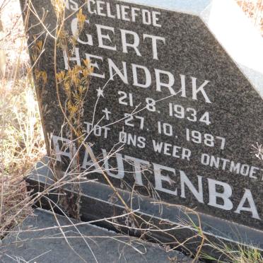 RAUTENBACH Gert Hendrik 1934-1987