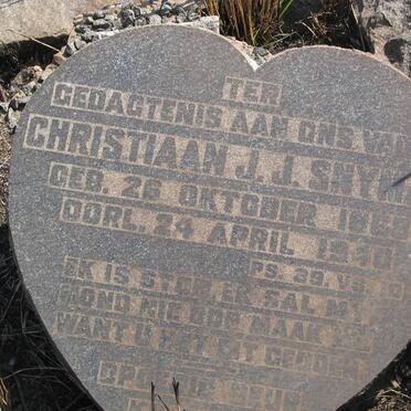 SNYMAN	Christiaan J.J. 1868-1940 