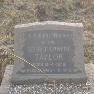 TAYLOR George Ernest 1876-1959